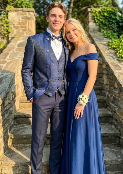 Men's 3-Piece Traditional Collar Paisley Fitted Party Tuxedo