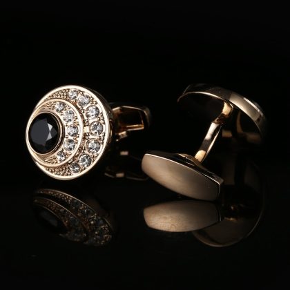 Angel Eyes Rose Gold Cufflinks